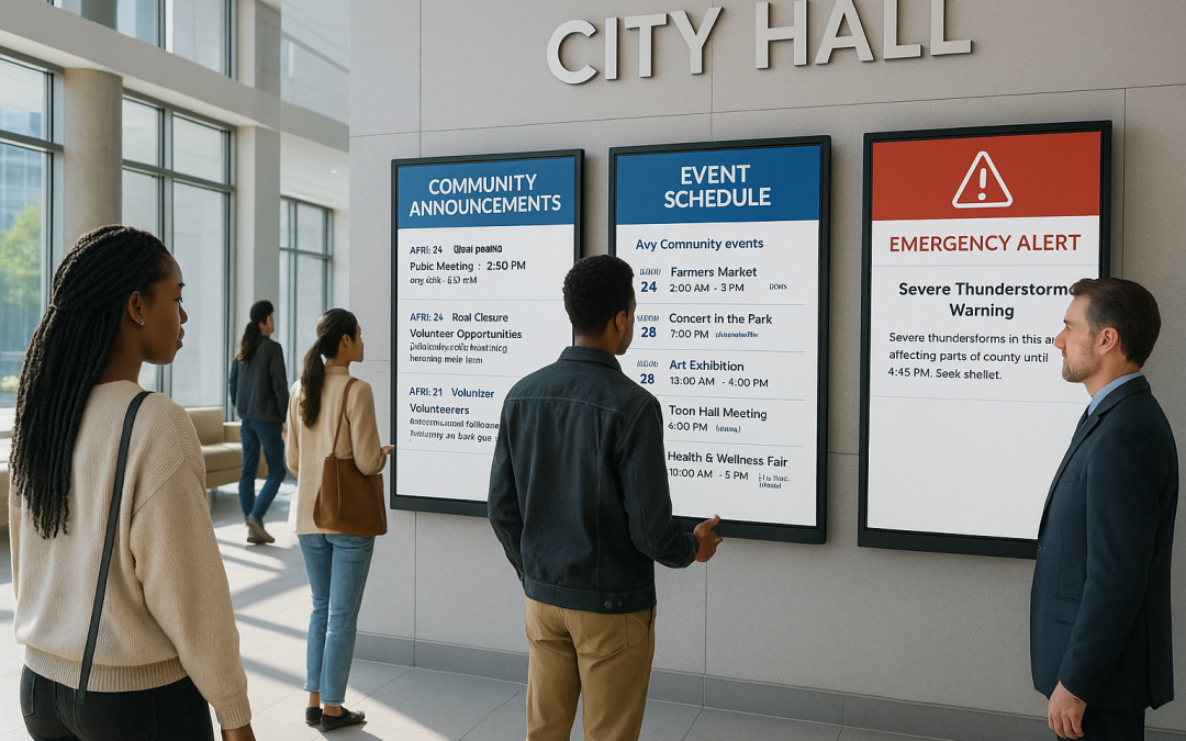How City Halls Can Improve Citizen Engagement With Digital Boards