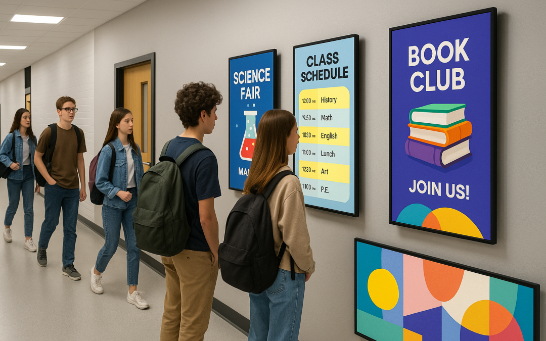 Sharing School Events and Schedules Through Smart Displays