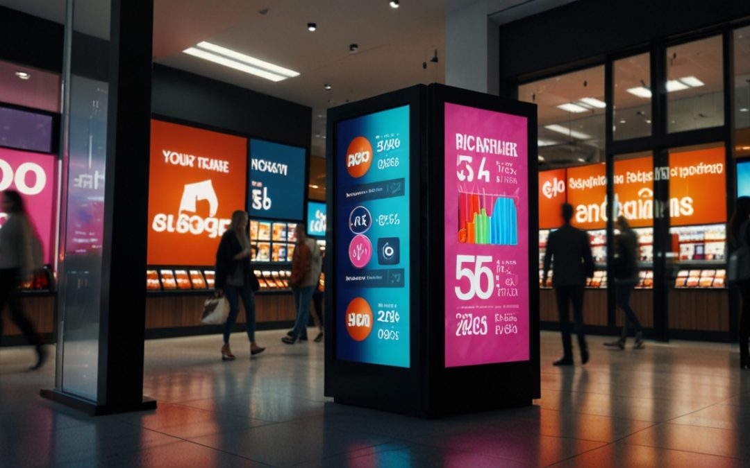 How Retail Stores Use Digital Boards to Boost Brand Visibility